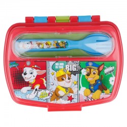 Pav Patrol set kutija za hranu za dečake sa priborom za jelo Paw patrol 38868 2