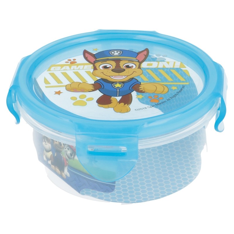 PAW PATROL round hermetic food box, 270 ml. Stor