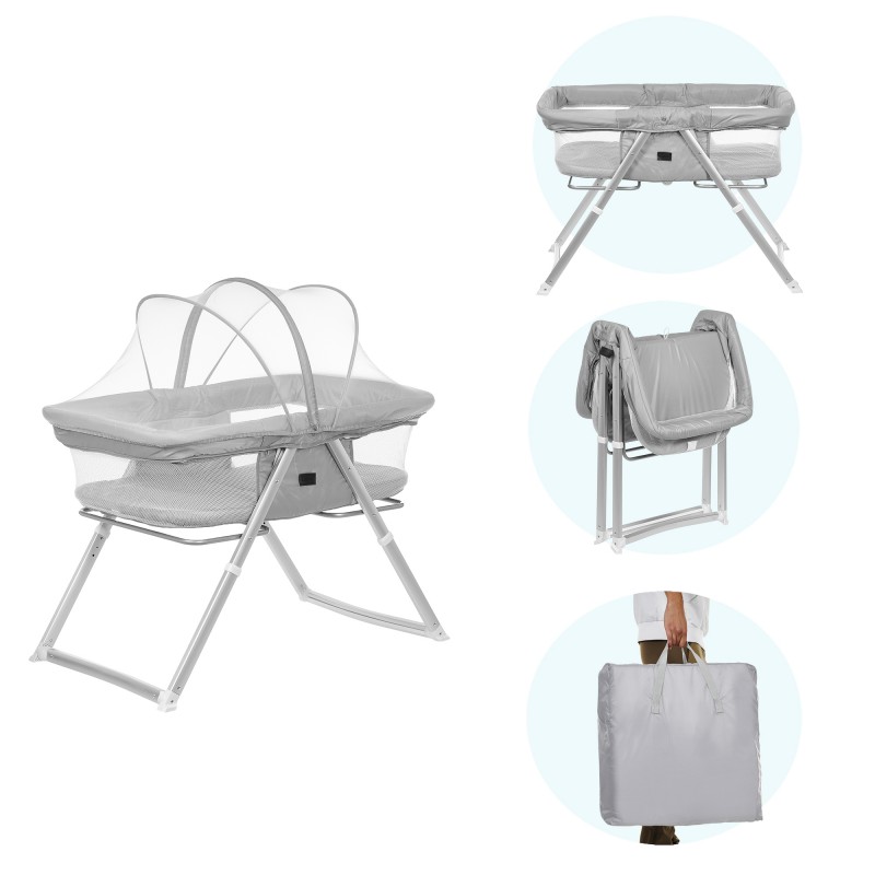 Baby cot and swing ELIAS 2-in-1 ZIZITO