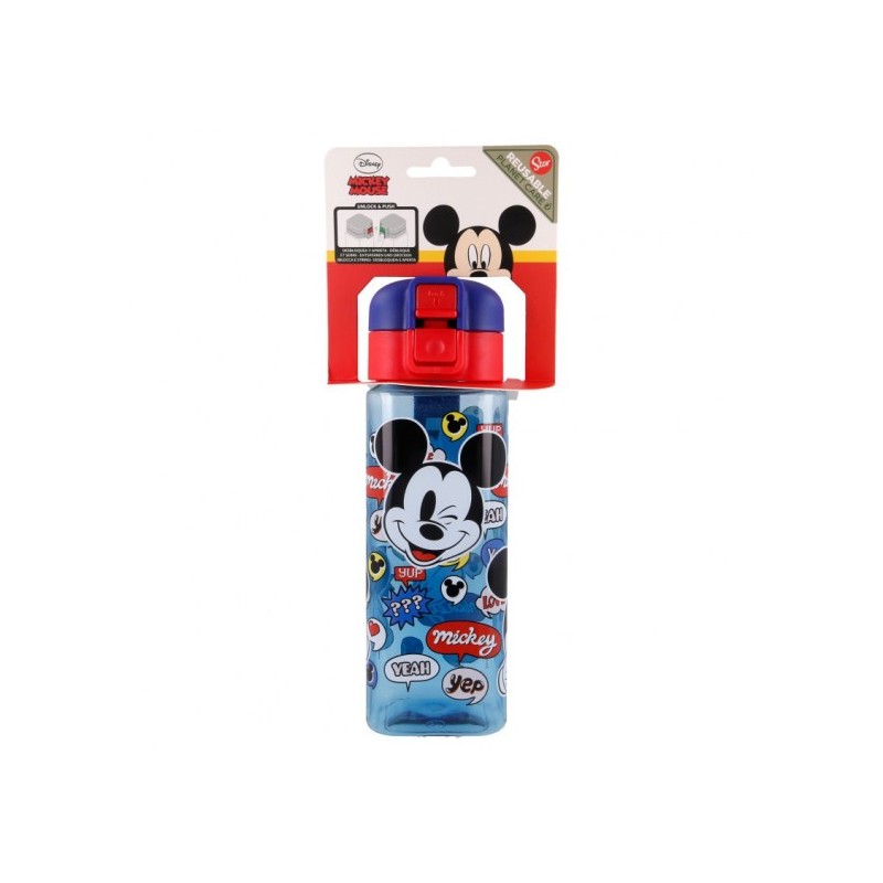 Τετράγωνο μπουκάλι MICKEY, 550 ml. Stor