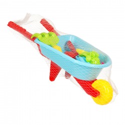 Set of 8 Sand Toys with wheelbarrow GT 39707 