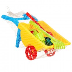 Children's beach set with wheelbarrow, 6 parts GT 39712 3