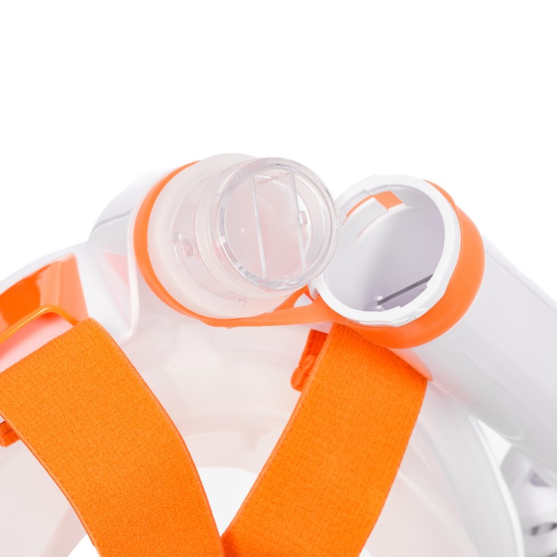 Schnorchelmaske für Kinder, Größe XS, orange ZIZITO