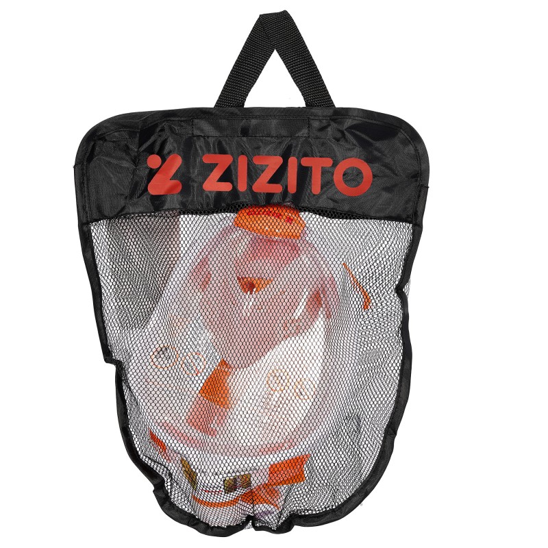 Schnorchelmaske für Kinder, Größe XS, orange ZIZITO
