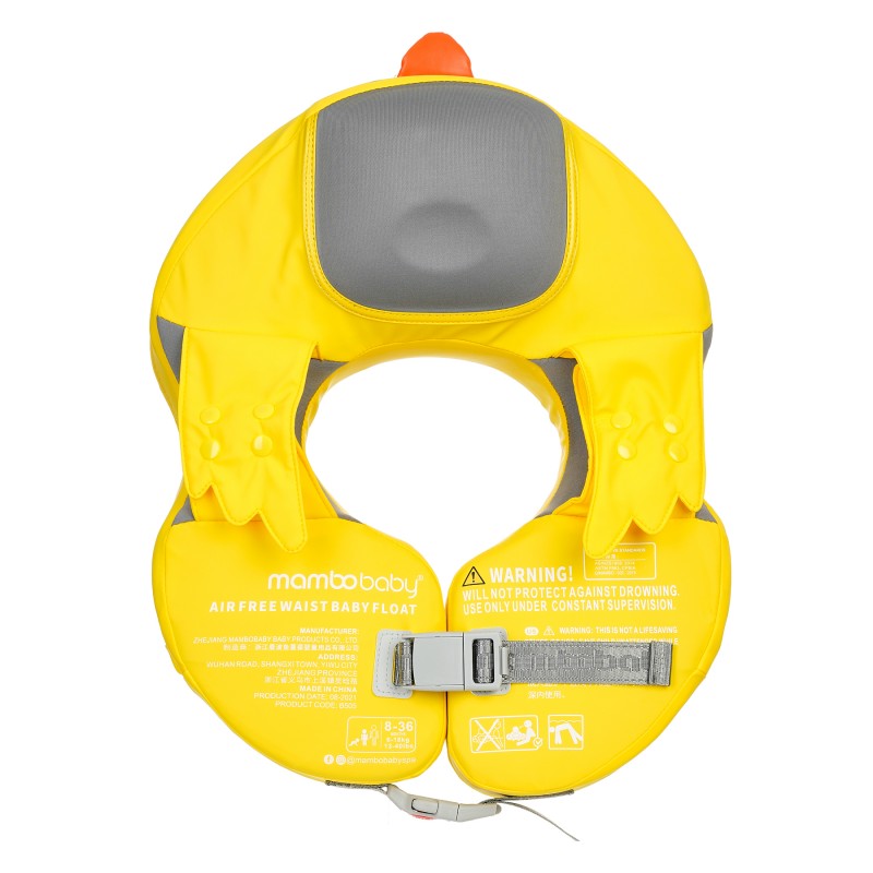 Child waist belt without inflation, yellow Mambo