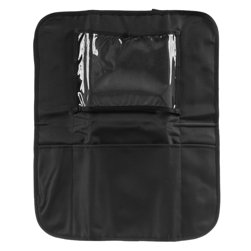 Organizator cu suport tableta si protectie scaun auto, negru Feeme