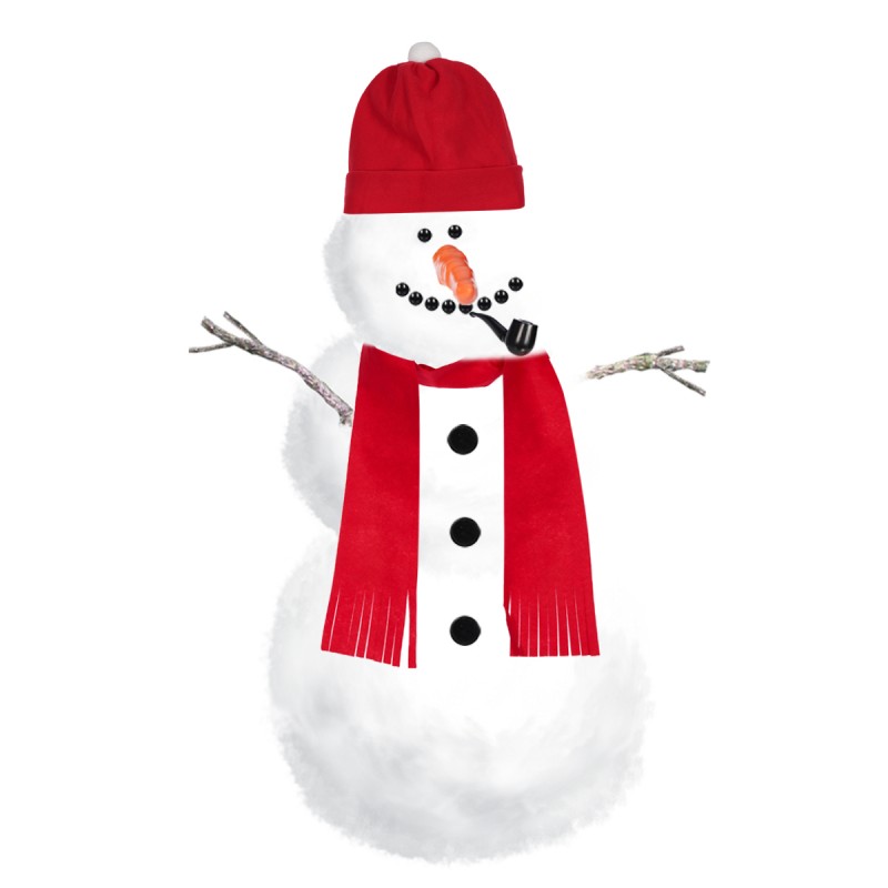 Snowman accessories set, red GT