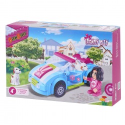 Mini car builder with 118 parts Banbao 41310 7