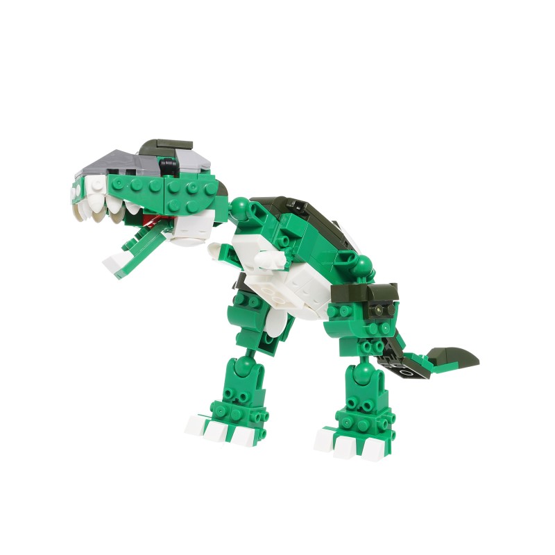 139-piece green dinosaur construction set Banbao