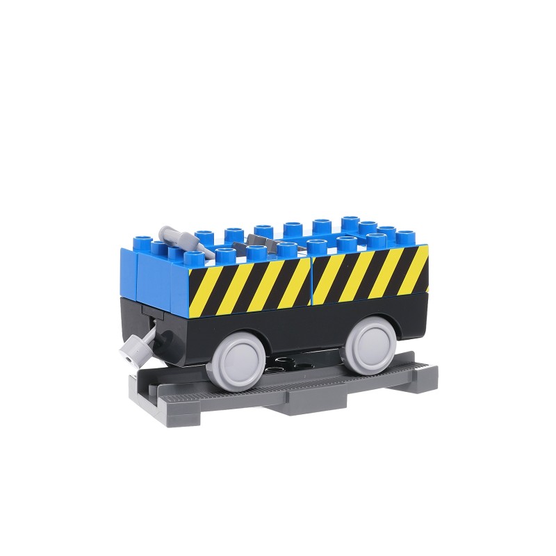 Tren electric constructor cu 86 de piese Banbao