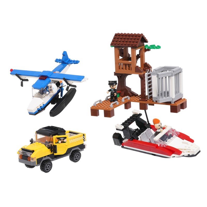 Rescue mission construction set with 561 parts Banbao