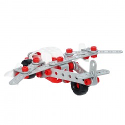 Theo Klein 8791 Bosch 3 in 1 Konstruktions-Set Helicopter Team I Zum Bau verschiedener Luftfahrzeuge I Inklusive Baupläne für 3 Modelle I Spielzeug für Kinder ab 3 Jahren BOSCH 41464 3