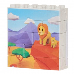 Constructor-puzzle "Lion", 8 parts Game Movil 41511 2