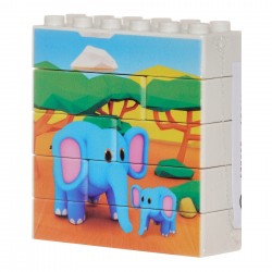 Конструктор - Puzzle Up Слон, 8 части Game Movil 41514 2