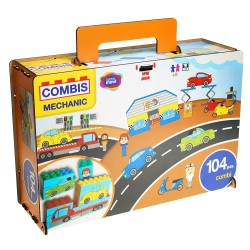 Joc de construcție cu autocolante Mecanic 104 piese Deluxe Game Movil 41575 