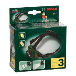 Theo Klein 8758 Bosch Kopflampe mit verstellbarem Kopfband I Batteriebetrieben I Stirnpad für Tragekomfort I Maße: 7 cm x 7 cm x 2 cm I Spielzeug für Kinder ab 3 Jahren BOSCH 41667 6