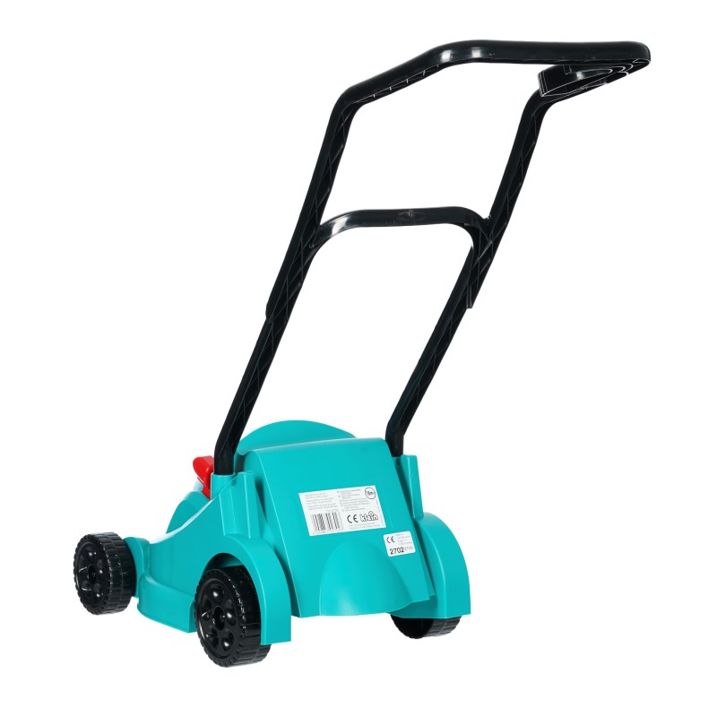 Theo Klein 2702 Bosch Rotak Lawn Mower I Makes rattling noise when pushed I Dimensions: 66 cm x 25 cm x 49 cm I Toy for children aged 18 months and up BOSCH