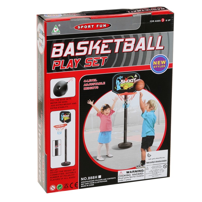 Basketball play set, height of 79 cm and a ball KY