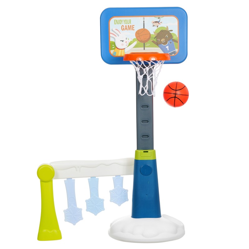 Sports set 2 in 1, basketball and football King Sport