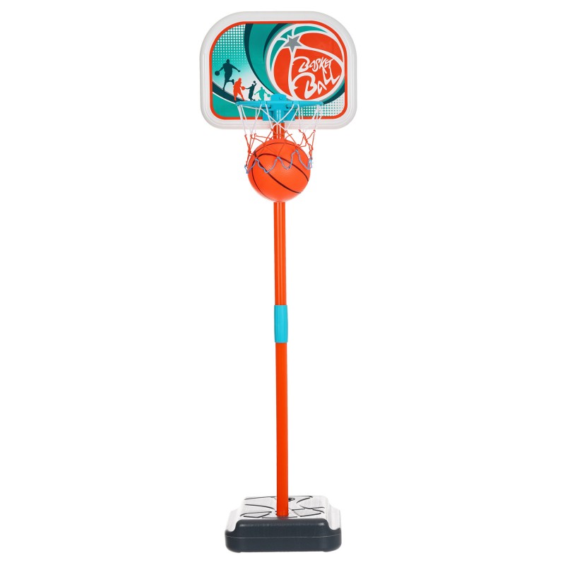 Basketball set, adjustable height 88.5 - 106 cm. King Sport