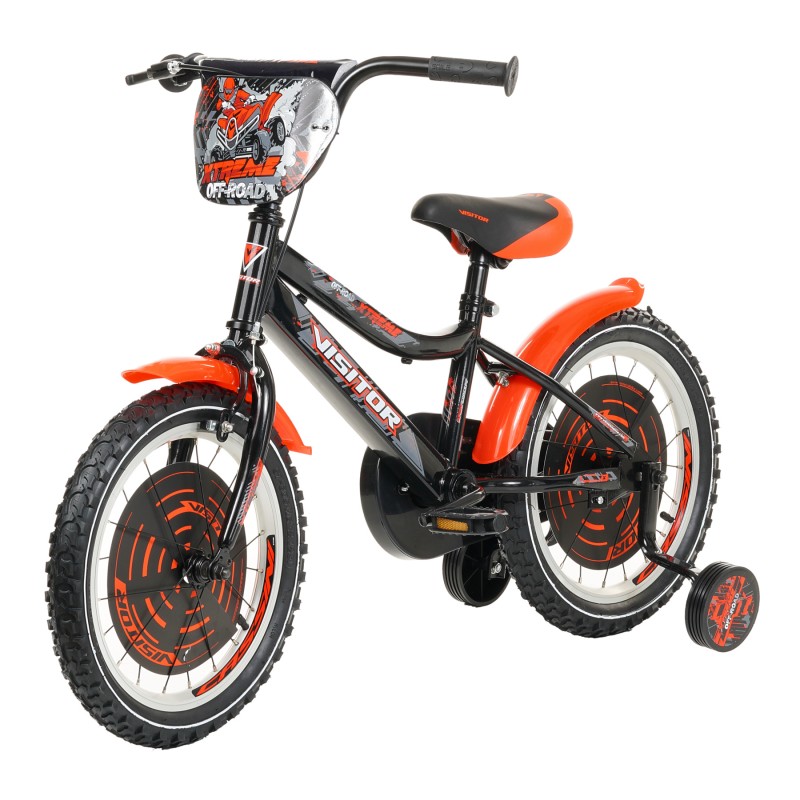 Bicicleta pentru copii XTREME VISITOR 16", neagră Venera Bike