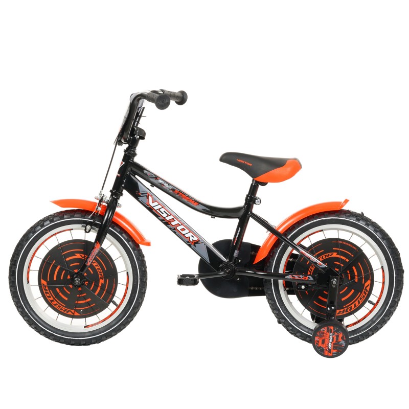 Bicicleta pentru copii XTREME VISITOR 16", neagră Venera Bike