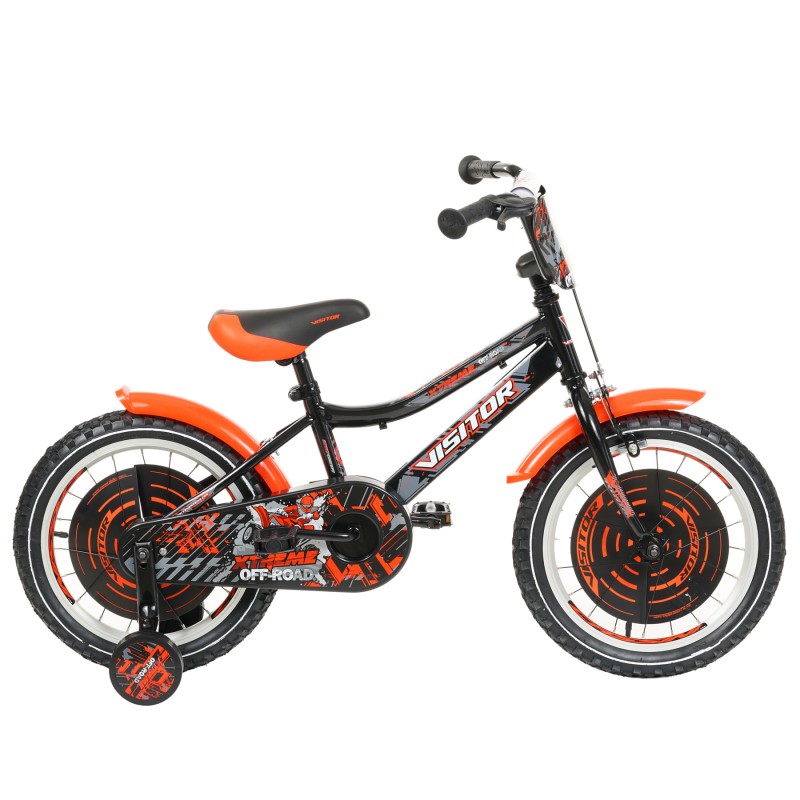 Bicicleta pentru copii XTREME VISITOR 16", neagră Venera Bike