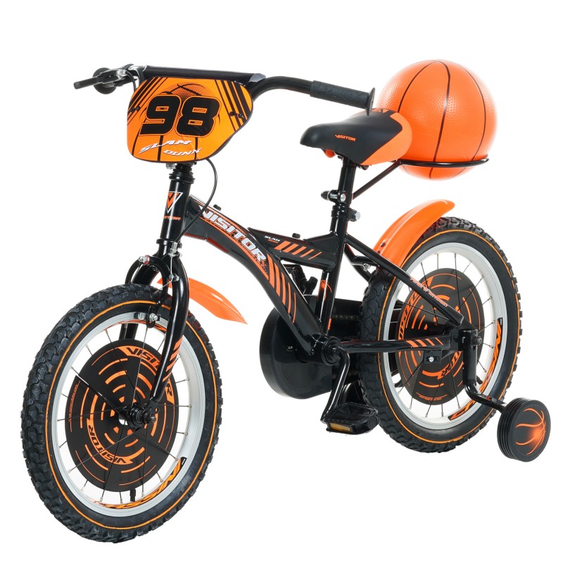 Bicicleta pentru copii BASKET 16", neagră Venera Bike