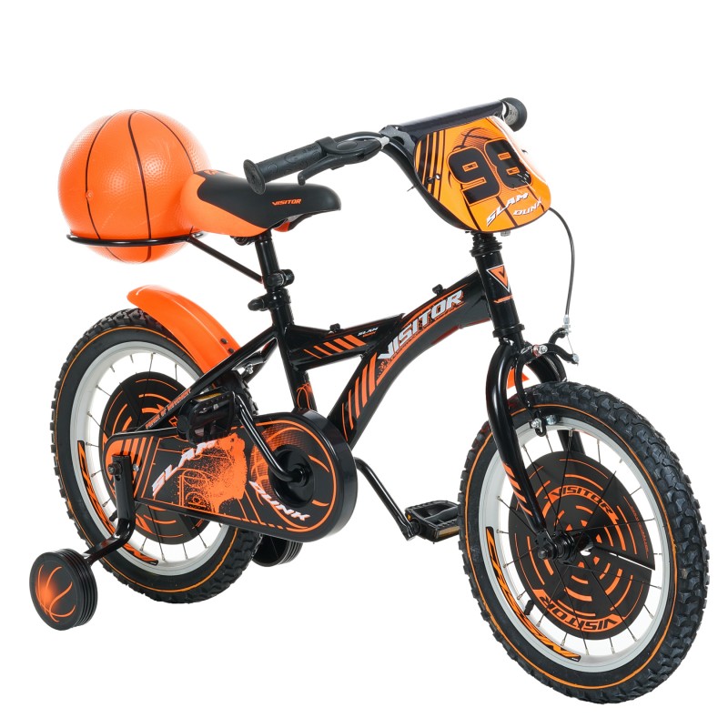 Bicicleta pentru copii BASKET 16", neagră Venera Bike