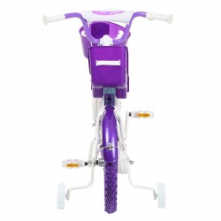 Bicicleta pentru copii BLACKBERRY 16"", mov, cu roți auxiliare Venera Bike 42254 4