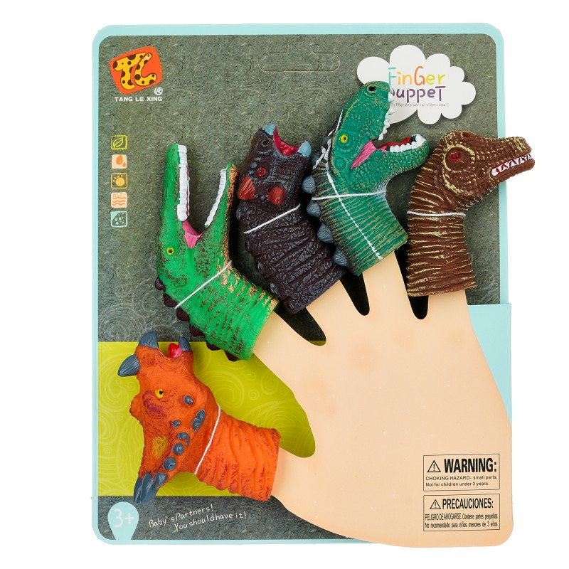 Finger pupets toys with dinosaurs GOT