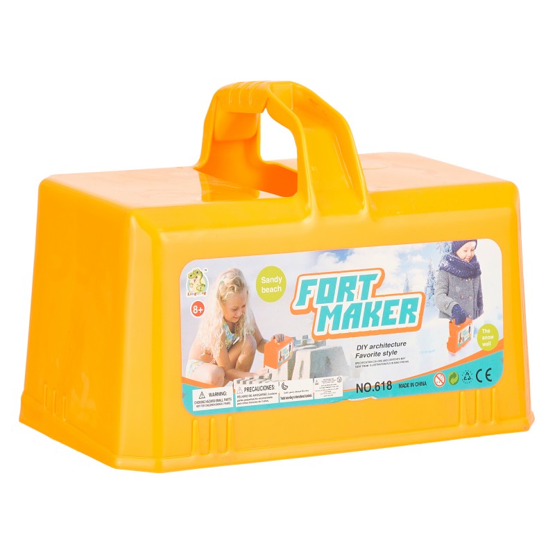 2 IN 1 SNOW CASTLE BOX - Orange