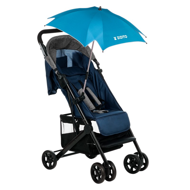 Regenschirm für Kinderwagen ZIZITO, hellblau, universell ZIZITO