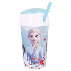 Becher mit Strohhalm und Deckel FROZEN, 400 ml. Stor 42776 1