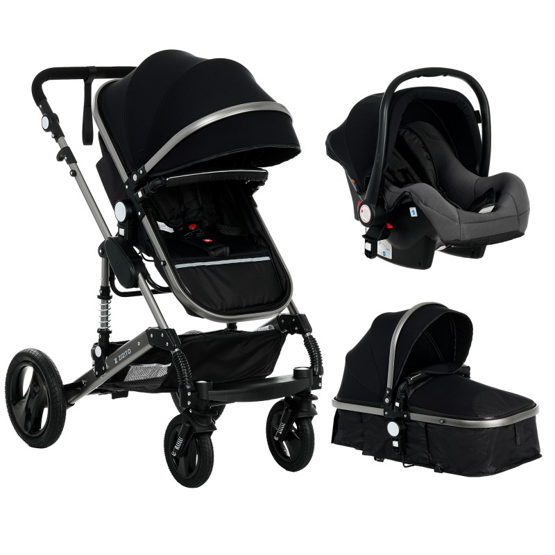 Combined stroller ZIZITO Fontana II 3-in-1, blue ZIZITO