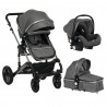 Combined stroller ZIZITO Fontana II 3-in-1, blue - Gray