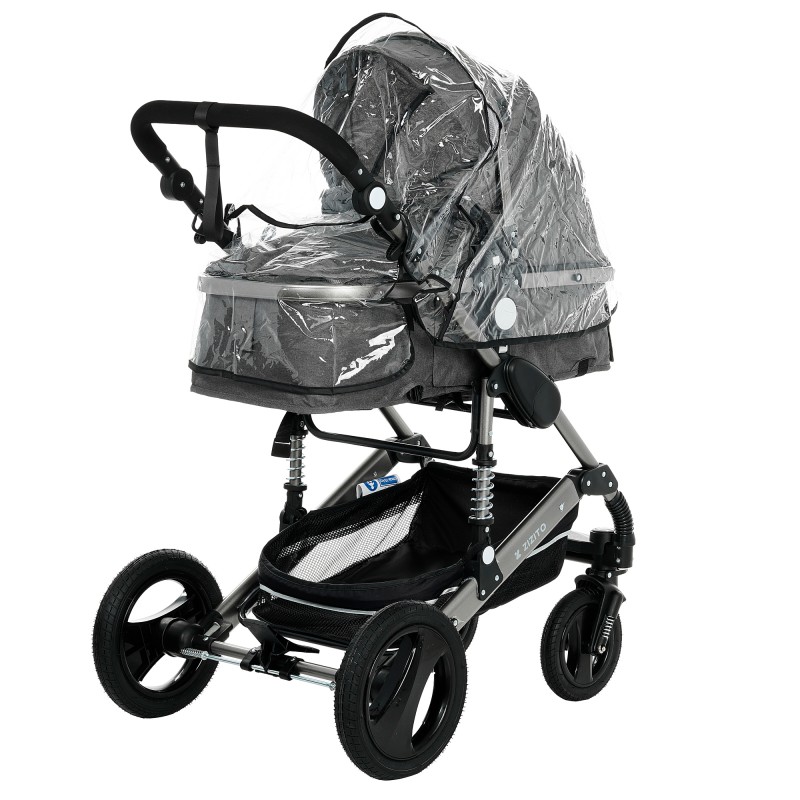 Combined stroller ZIZITO Fontana II 3-in-1, blue ZIZITO