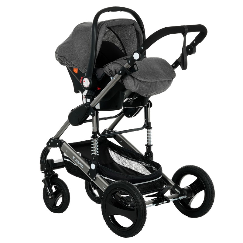 Combined stroller ZIZITO Fontana II 3-in-1, blue ZIZITO