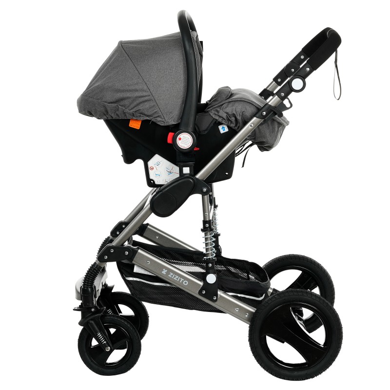 Combined stroller ZIZITO Fontana II 3-in-1, blue ZIZITO