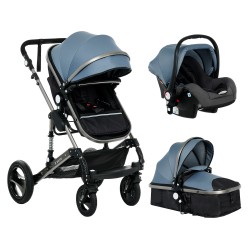 Combined stroller ZIZITO Fontana II 3-in-1, blue ZIZITO 42897 