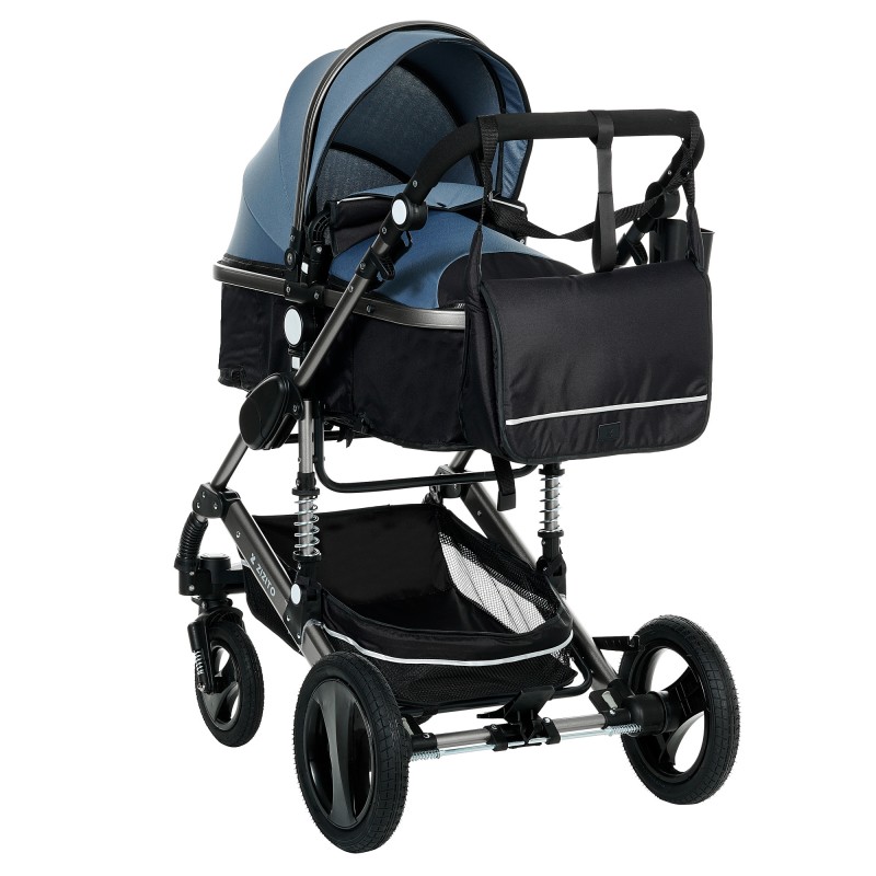 Combined stroller ZIZITO Fontana II 3-in-1, blue ZIZITO