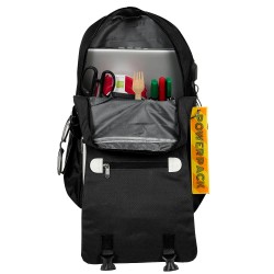 Rucksack mit integriertem USB-Anschluss, dunkelblau ZIZITO 42936 10