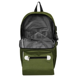 Rucksack mit integriertem USB-Anschluss, dunkelblau ZIZITO 42950 9