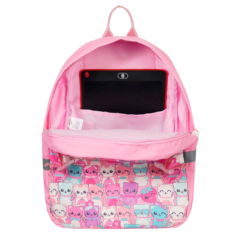 Children backpack with kittens, pink Supercute