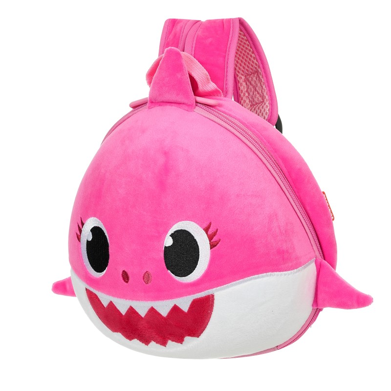 Children backpack - shark, pink Supercute