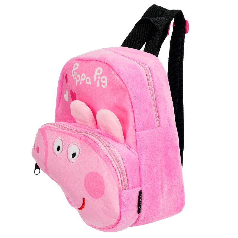 Rucsac de pluș Peppa Pig pentru fată, roz Peppa pig