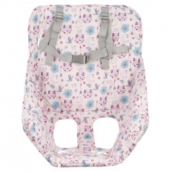 Children's mat for shopping cart or high chair, pink Feeme 43346 3