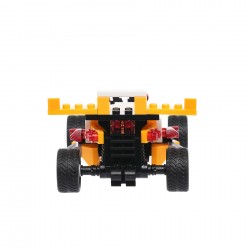 Constructor masina de curse F1 galbena cu 132 de piese Banbao 43422 4