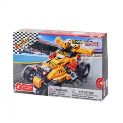 Constructor Yellow F1 Race Car με 132 εξαρτήματα Banbao 43423 5