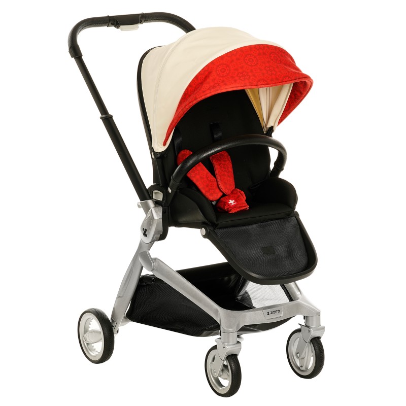 Baby stroller 3-in-1 ZIZITO Harmony Lux, leather ZIZITO